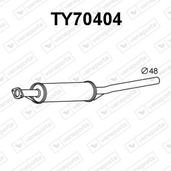 Silencieux avant VENEPORTE OEM 1743002170 Silencieux avant VENEPORTE OEM 1743002170