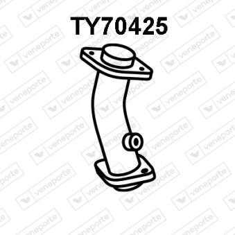 Tuyau d'échappement VENEPORTE OEM 1740174470