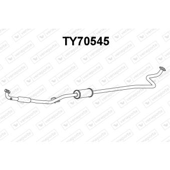 Silencieux avant VENEPORTE OEM 174100J032