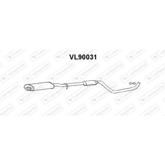 Silencieux avant VENEPORTE OEM 3446574