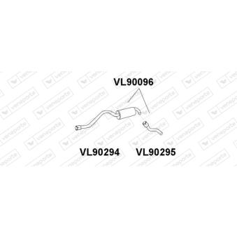 Silencieux arrière VENEPORTE OEM 3295472