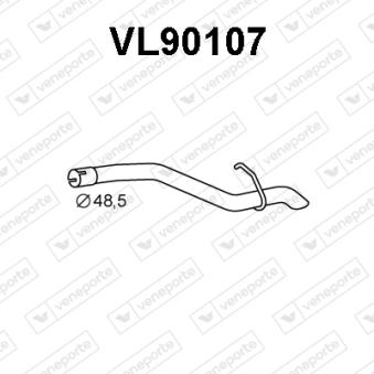 Tuyau d'échappement VENEPORTE [VL90107]