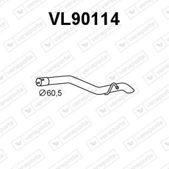 Tuyau d'échappement VENEPORTE [VL90114]