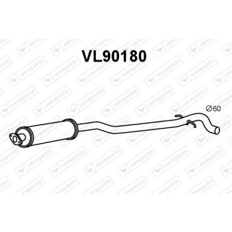 Silencieux central VENEPORTE [VL90180]