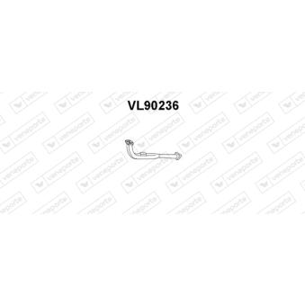 Tuyau d'échappement VENEPORTE [VL90236]