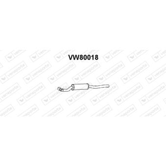 Silencieux avant VENEPORTE OEM 811253119H