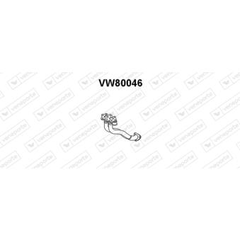 Tuyau d'échappement VENEPORTE [VW80046]