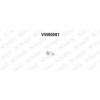 Tuyau d'échappement VENEPORTE [VW80081]