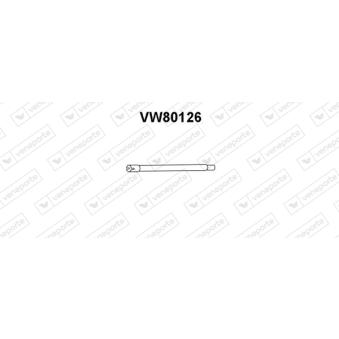Tuyau d'échappement VENEPORTE OEM 1H0253203D