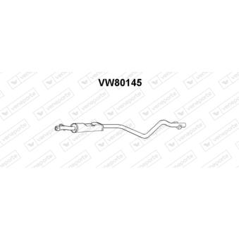 Silencieux avant VENEPORTE OEM 155253209