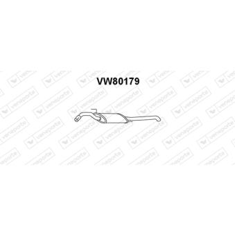 Silencieux arrière VENEPORTE VW80179