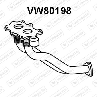 Tuyau d'échappement VENEPORTE [VW80198]