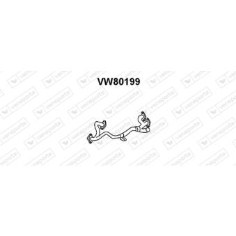 Tuyau d'échappement VENEPORTE [VW80199]