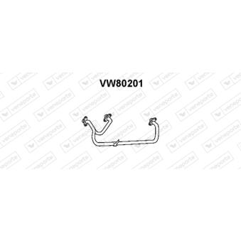 Tuyau d'échappement VENEPORTE [VW80201]