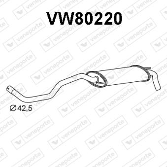 Silencieux arrière VENEPORTE [VW80220]