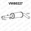 VENEPORTE VW80227 - Silencieux central