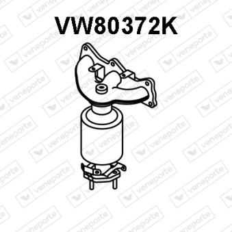 Catalyseur en coude VENEPORTE [VW80372K]