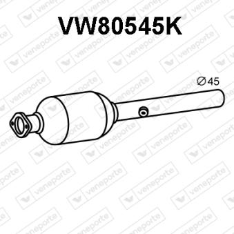Catalyseur VENEPORTE VW80545K