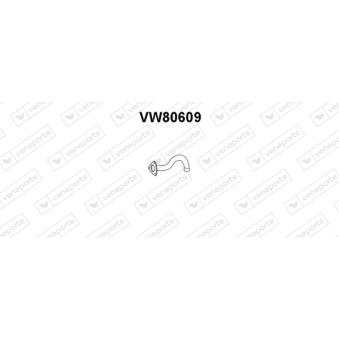 Tuyau d'échappement VENEPORTE [VW80609]
