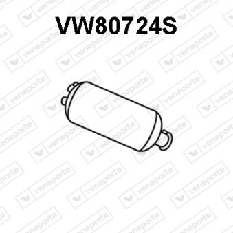 Filtre à particules / à suie, échappement VENEPORTE OEM 7H0254700NX