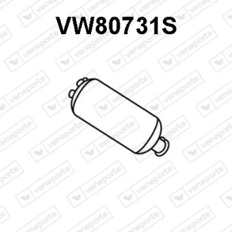 Filtre à particules / à suie, échappement VENEPORTE OEM 7H0254700LX