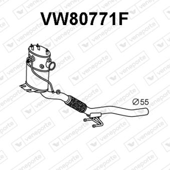 Filtre à particules / à suie, échappement VENEPORTE OEM 3C0254702HX