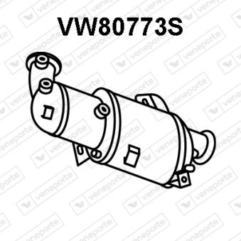 Filtre à particules / à suie, échappement VENEPORTE OEM 7E0254700DX