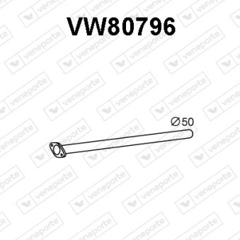 Tuyau d'échappement VENEPORTE [VW80796]
