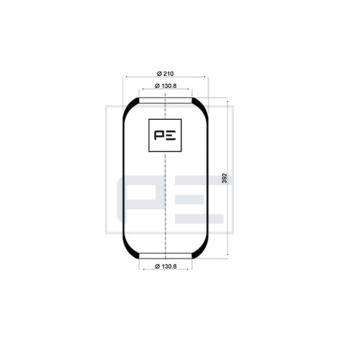 Ressort pneumatique, suspension pneumatique PE Automotive OEM 624319610