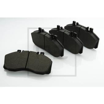 Jeu de 4 plaquettes de frein avant PE Automotive OEM 1906144