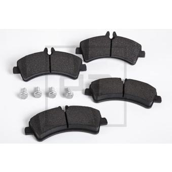 Jeu de 4 plaquettes de frein arrière PE Automotive OEM 0064204520