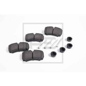 Jeu de 4 plaquettes de frein avant PE Automotive OEM 1718023