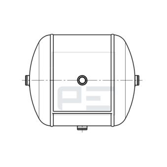 Réservoir d'air, système d'air comprimé PE Automotive OEM 1227887
