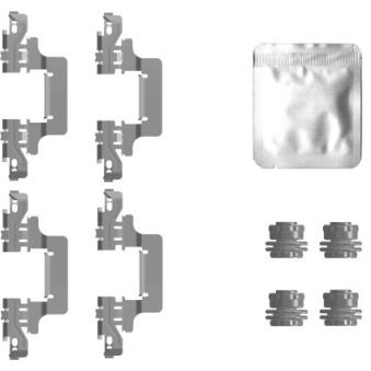 Kit d'accessoires, plaquette de frein à disque MINTEX MBA0129
