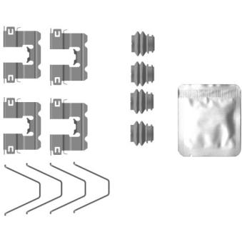 Kit d'accessoires, plaquette de frein à disque MINTEX MBA0137