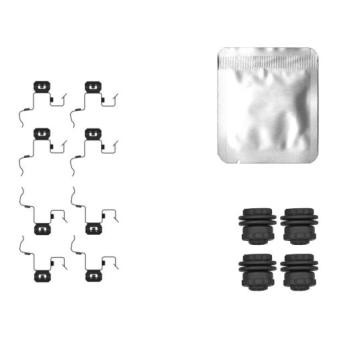 Kit d'accessoires, plaquette de frein à disque MINTEX MBA0156