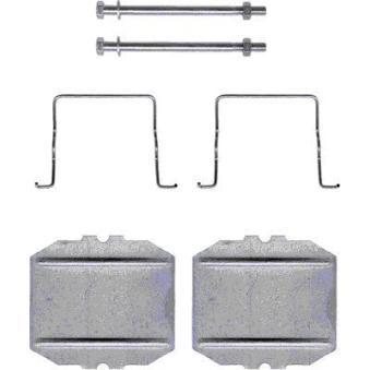 Kit d'accessoires, plaquette de frein à disque MINTEX MBA1053