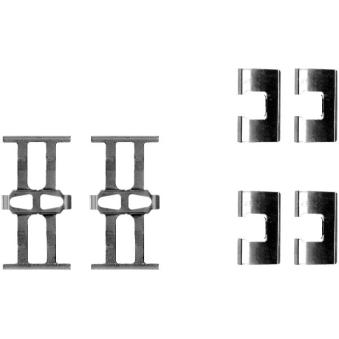 Kit d'accessoires, plaquette de frein à disque MINTEX MBA1118