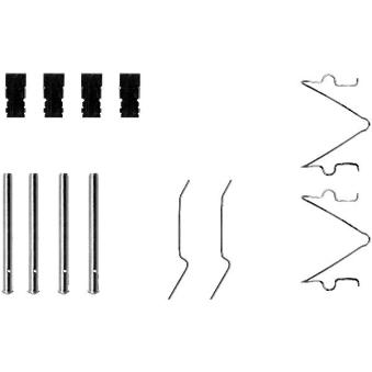 Kit d'accessoires, plaquette de frein à disque MINTEX MBA1173
