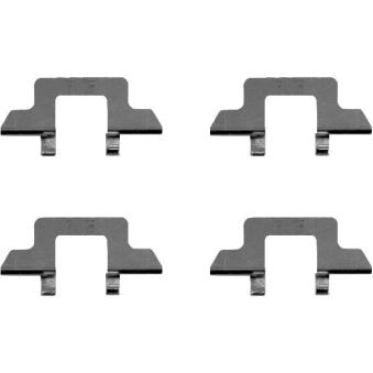 Kit d'accessoires, plaquette de frein à disque MINTEX MBA1242