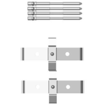 Kit d'accessoires, plaquette de frein à disque MINTEX MBA1694