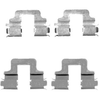 Kit d'accessoires, plaquette de frein à disque MINTEX MBA1731