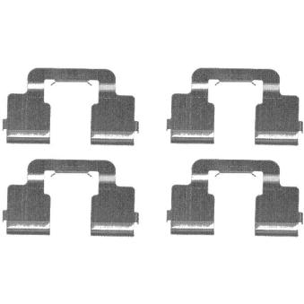 Kit d'accessoires, plaquette de frein à disque MINTEX MBA1733