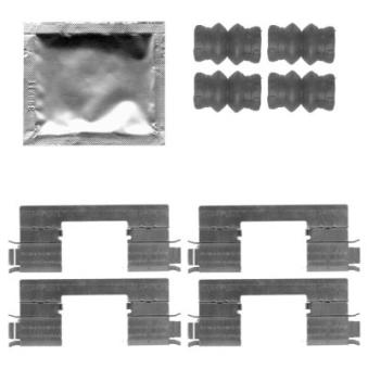 Kit d'accessoires, plaquette de frein à disque MINTEX [MBA1798]