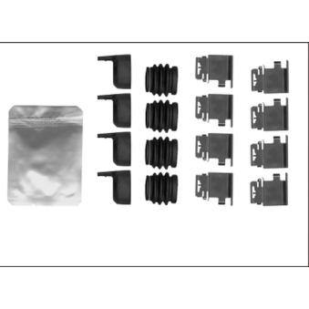 Kit d'accessoires, plaquette de frein à disque MINTEX MBA1890