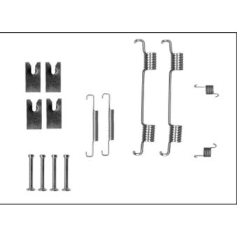 Kit d'accessoires, mâchoires de frein de stationnement MINTEX MBA23 Kit d'accessoires, mâchoires de frein de stationnement MINTEX MBA23