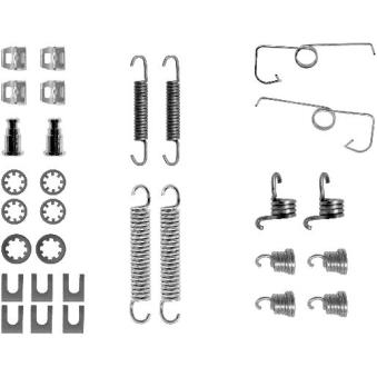 Kit d'accessoires, mâchoire de frein MINTEX [MBA644]