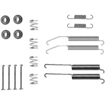 Kit d'accessoires, mâchoire de frein MINTEX [MBA845]