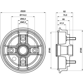Tambour de frein MINTEX MBD046