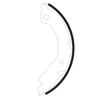 Jeu de mâchoires de frein, frein de stationnement MINTEX MFR106